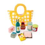 Wooden Groceries with Shopping Bag