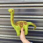 Large Felted Wool Dinosaur